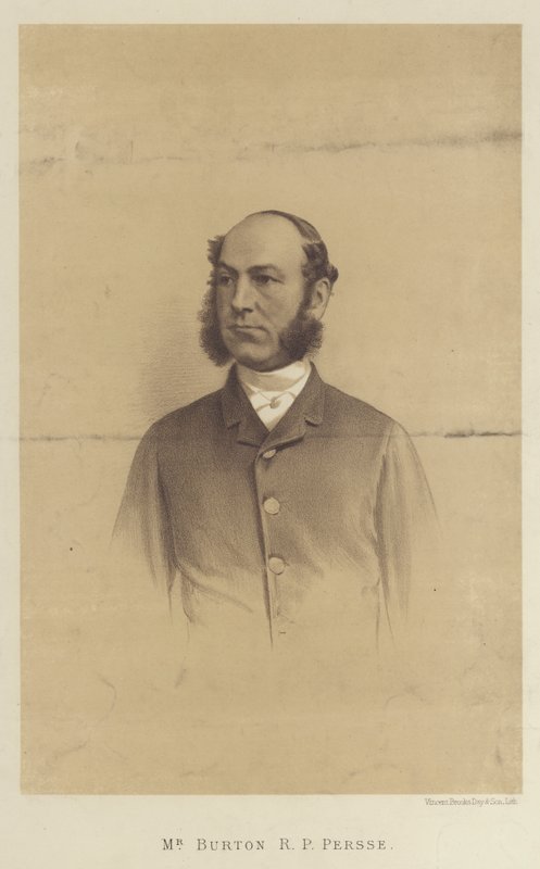 Mr Burton R P Persse (litho) av English School