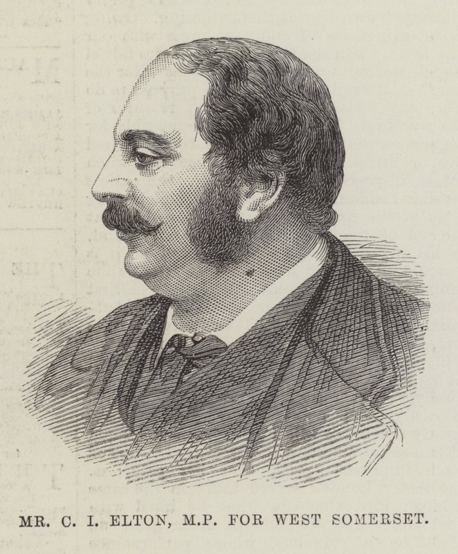 Mr C I Elton, MP för West Somerset (gravyr) av English School