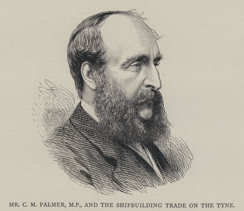 Mr CM Palmer, MP, och Shipbuilding Trade on the Tyne av English School
