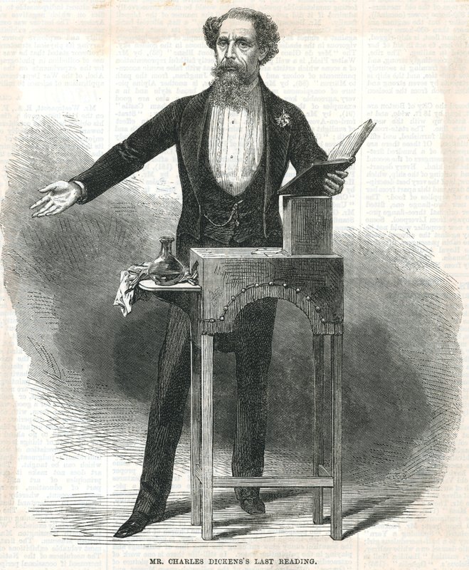 Charles Dickens senaste läsning av English School