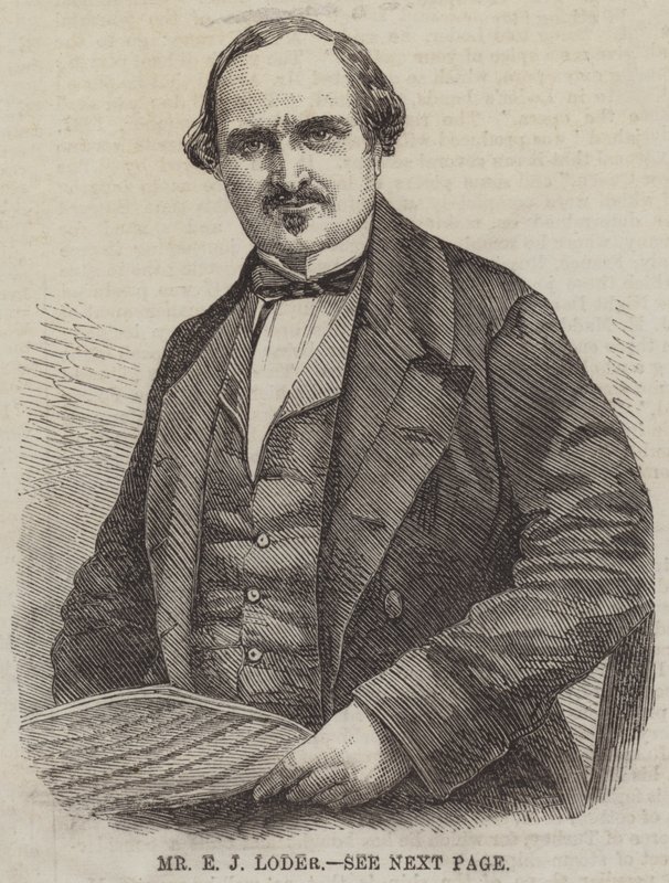 Mr E J Loder (gravyr) av English School