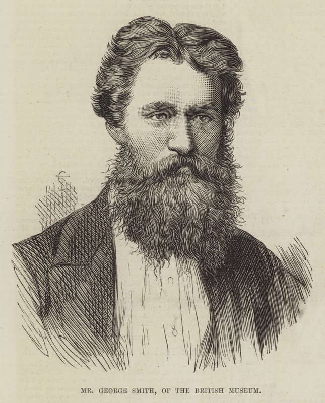 Mr George Smith, från British Museum (gravyr) av English School