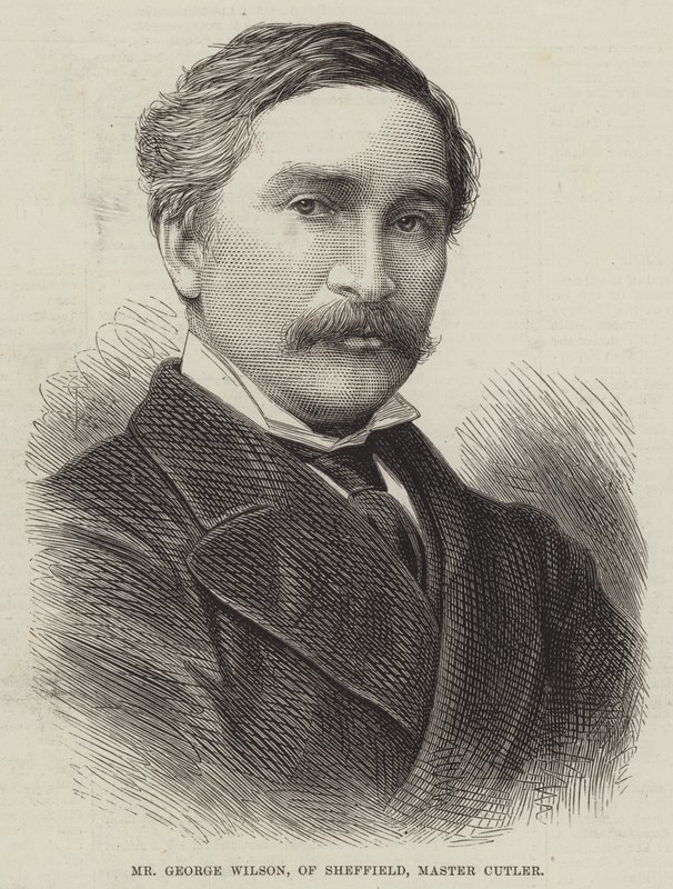 Mr George Wilson, från Sheffield, Master Cutler (gravyr) av English School