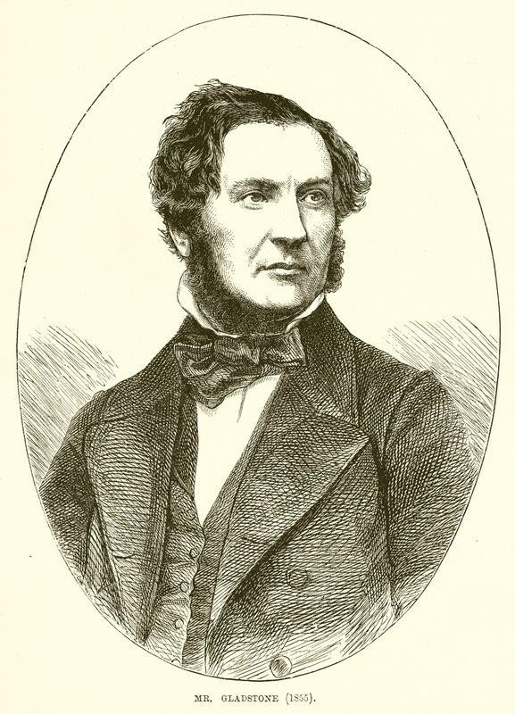 Mr Gladstone (1855) av English School