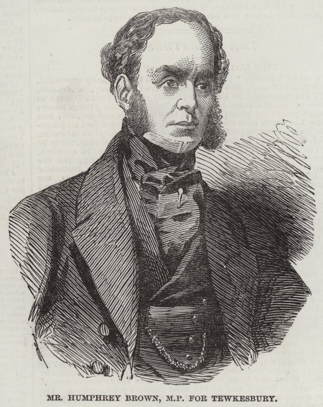Mr Humphrey Brown, MP för Tewkesbury (gravyr) av English School