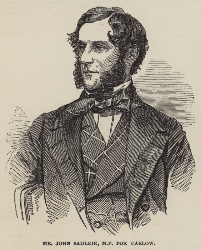 Mr John Sadleir, MP för Carlow (gravyr) av English School
