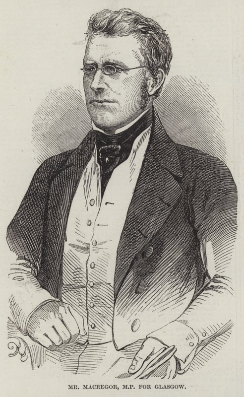 Mr MacGregor, MP för Glasgow (gravyr) av English School
