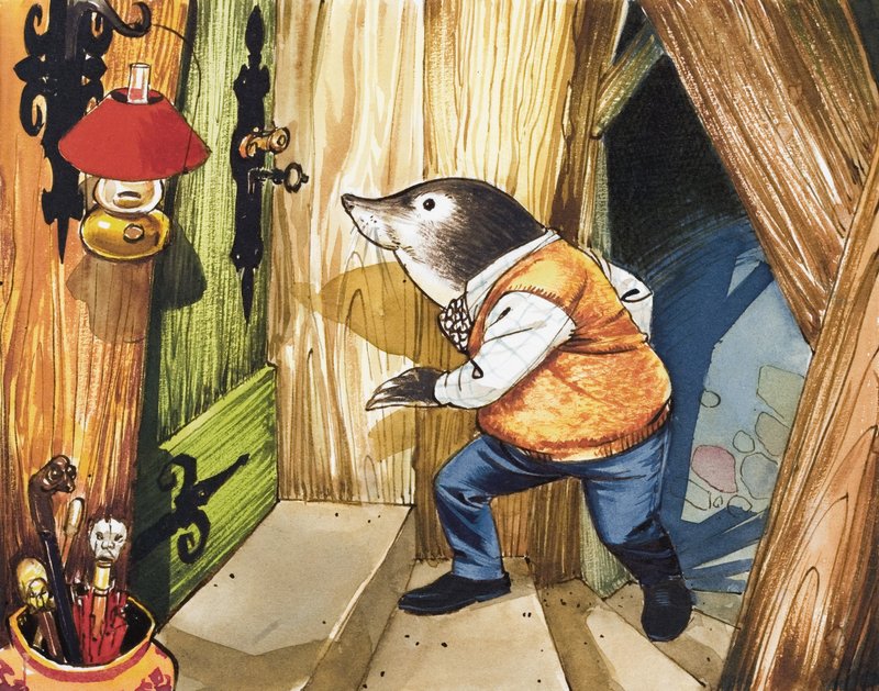 Mr Mole har en besökare av English School