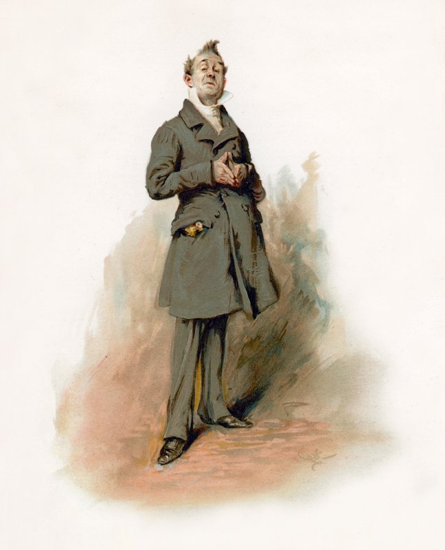 Mr Pecksniff från Martin Chuzzlewit. 