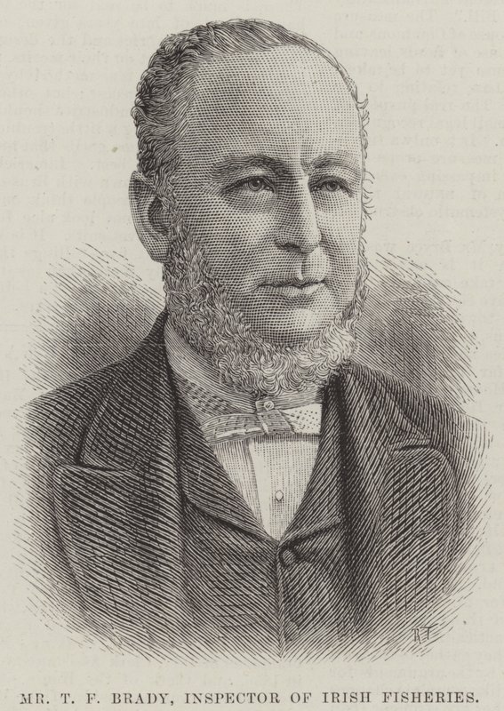 Mr TF Brady, Inspector of Irish Fisheries (gravyr) av English School