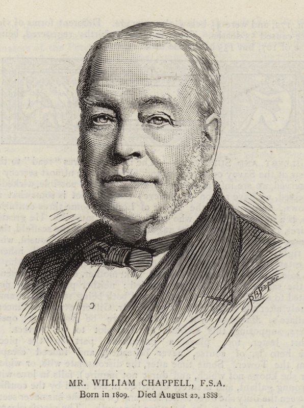 William Chappell, FSA (gravyr) av English School