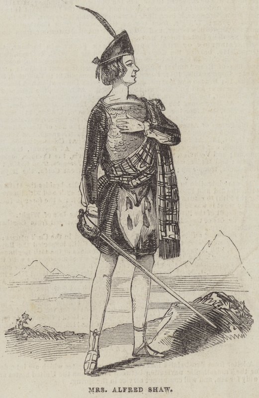 Mrs Alfred Shaw (gravyr) av English School