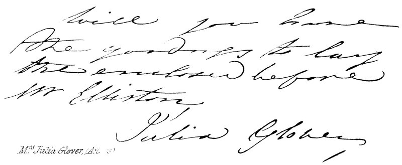 Mrs Julia Glover, (skådespelerska) av English School