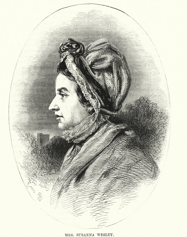 Mrs Susanna Wesley (gravyr) av English School