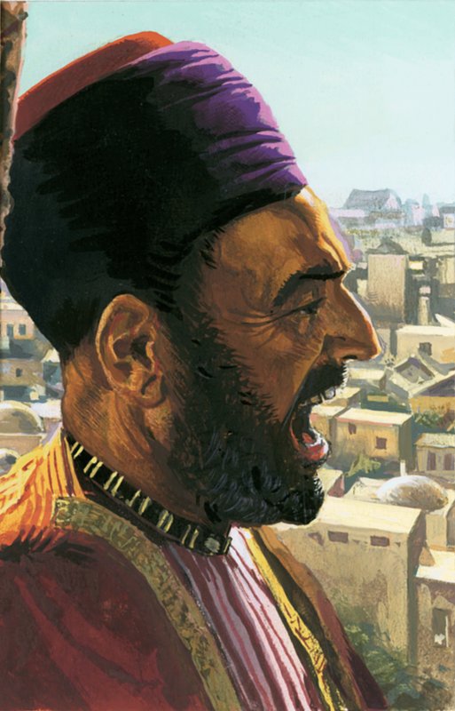 Muezzin kallar de trogna av English School