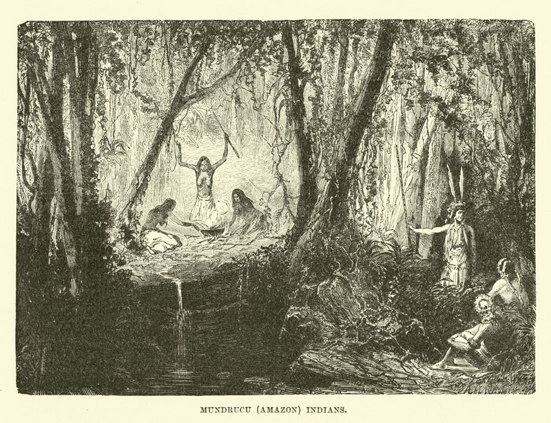 Mundrucu (Amazon) indianer av English School