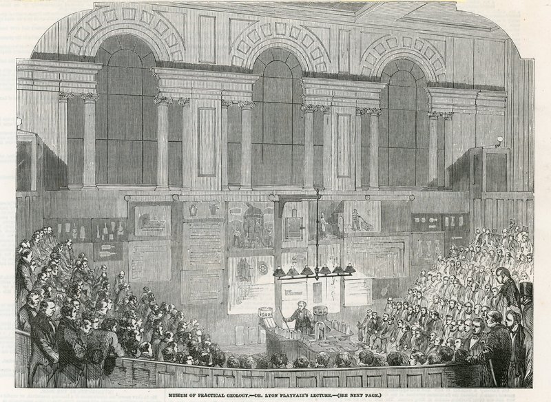Museum of Practical Geology - Dr Lyon Playfairs föreläsning av English School