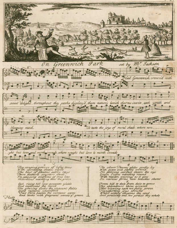 Musikmusik: On Greenwich Park, satt av Mr Jackson av English School