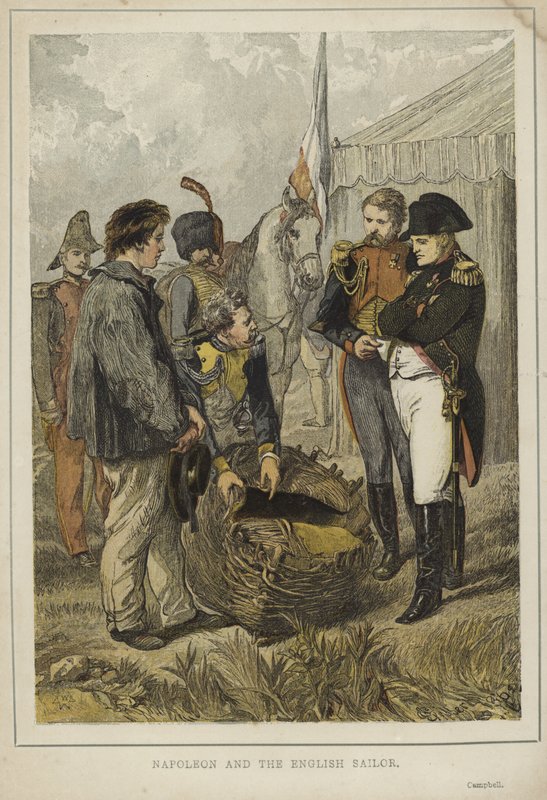 Napoleon Bonaparte och den engelske sjömannen av English School