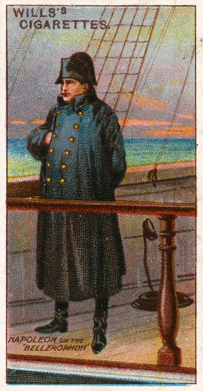 Napoleon om Bellerophon av English School