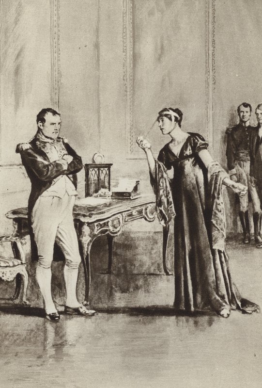 Napoleons syster kommer hem från Haiti med beskedet om undergång av English School