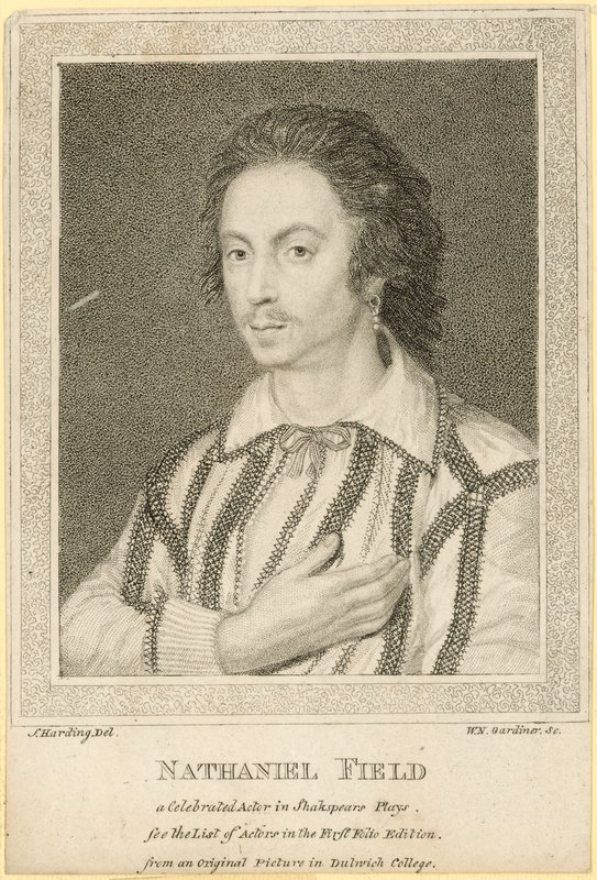 Nathaniel Field, en hyllad skådespelare i Shakespeare-pjäser av English School