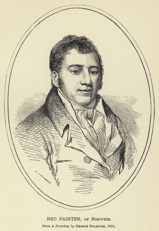 Ned Painter, Norwich, Från en teckning av George Sharples, 1824 av English School