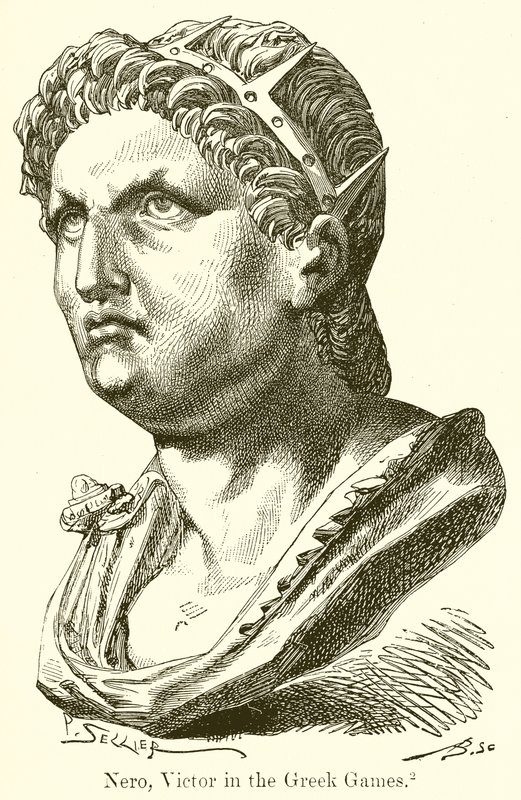 Nero, Victor i de grekiska spelen av English School
