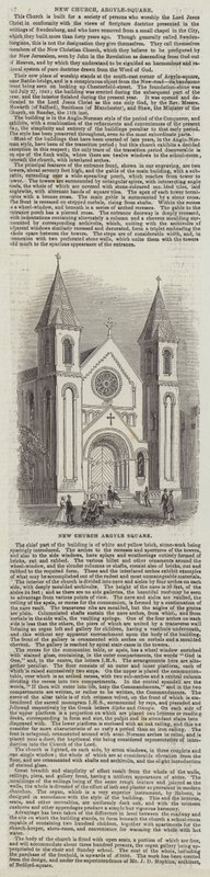 Nya kyrkan, Argyle-Square (gravyr) av English School