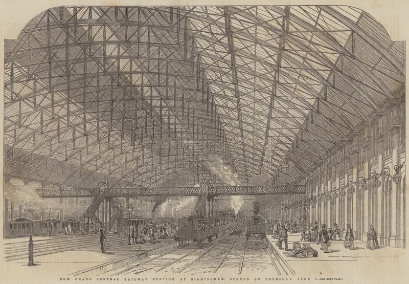 Nya Grand Central Railway Station i Birmingham öppnade på torsdagen av English School