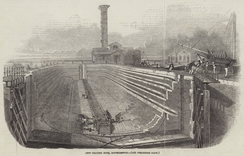 New Graving Dock, Southampton (gravyr) av English School