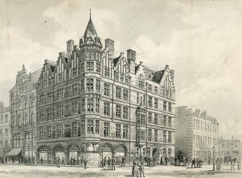 Nya lokaler för Association for Promoting the General Welfare of the Blind, Tottenham Court Road, London av English School