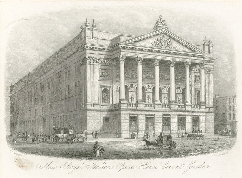 Nya Royal Italian Opera House, Covent Garden, London av English School