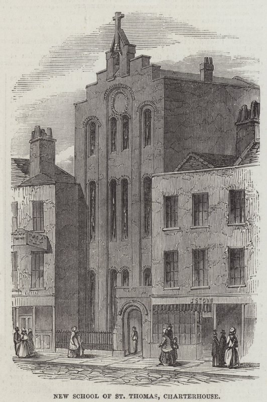 New School of St Thomas, Charterhouse (gravyr) av English School