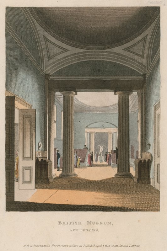 Ny byggnad av British Museum av English School