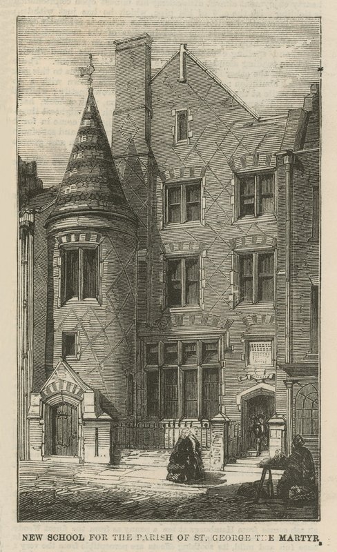 Ny skola för församlingen St George the Martyr, av English School