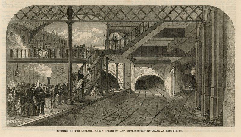 Nya arbeten på Metropolitan Railway av English School
