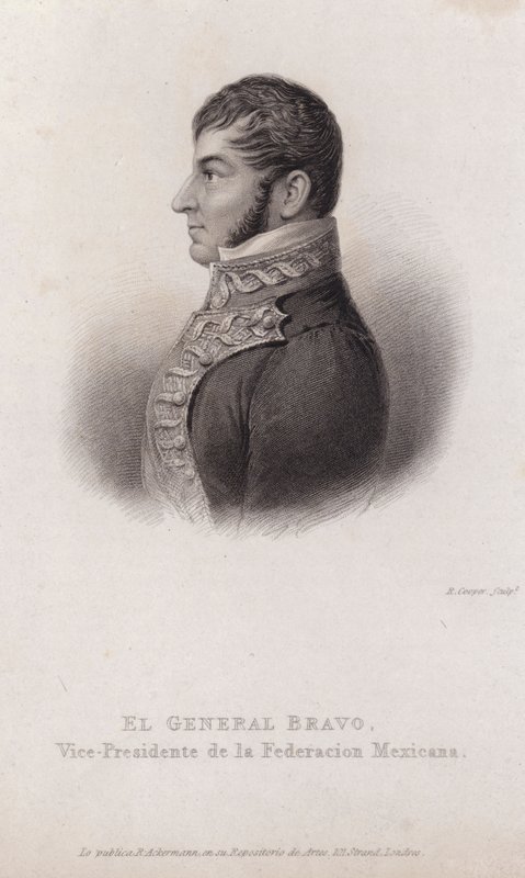 Nicolas Bravo, mexikansk soldat och politiker av English School