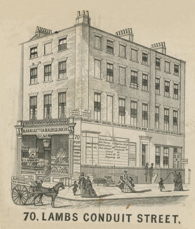 Nr 70 Lambs Conduit Street av English School