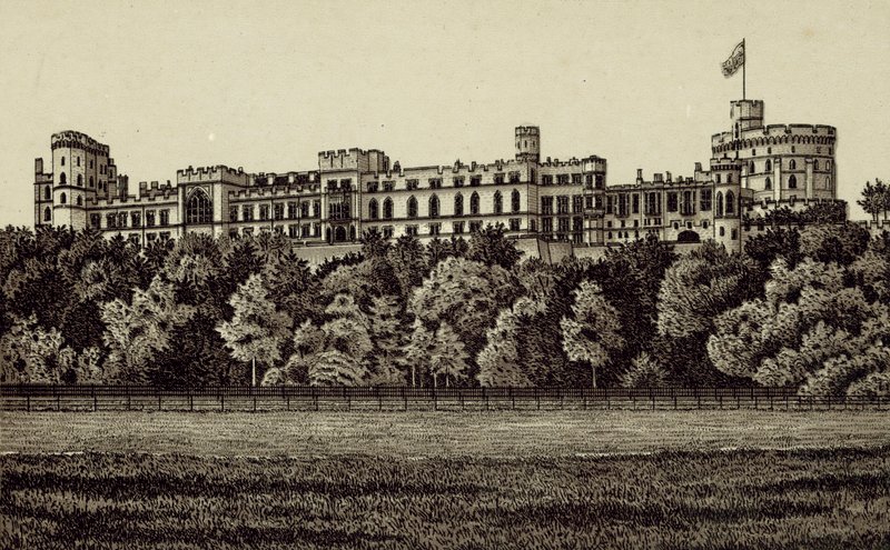 North Front, Windsor Castle av English School