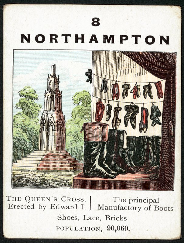 Northampton (färg litho) av English School