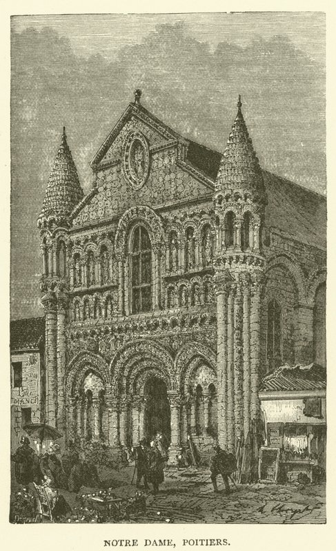 Notre Dame, Poitiers (gravyr) av English School