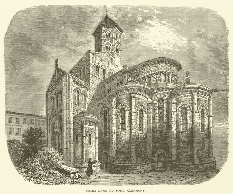 Notre Dame du Port, Clermont (gravyr) av English School