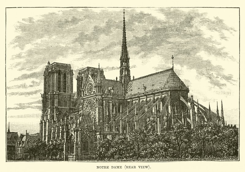 Notre Dame, bakifrån av English School