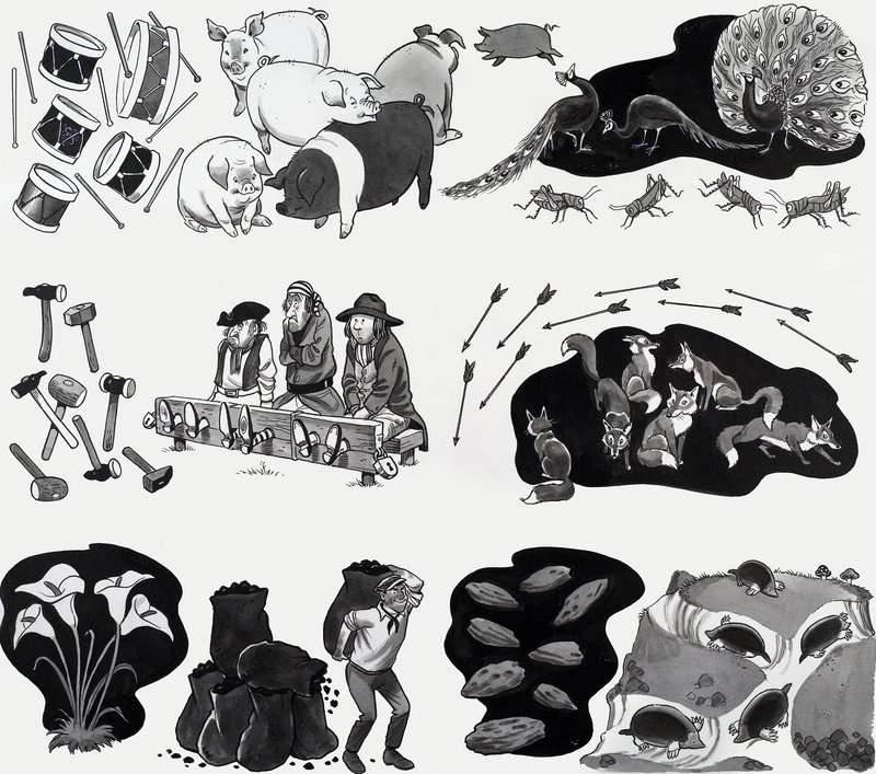 Nursery rim illustration av English School