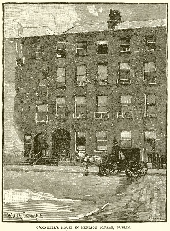 OConnells hus på Merrion Square, Dublin av English School