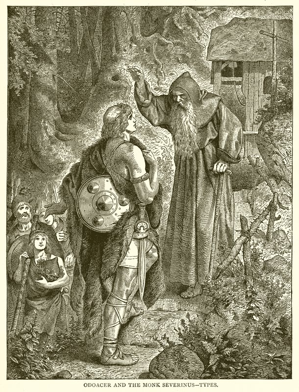 Odoacer och munken Severinus - Typer av English School