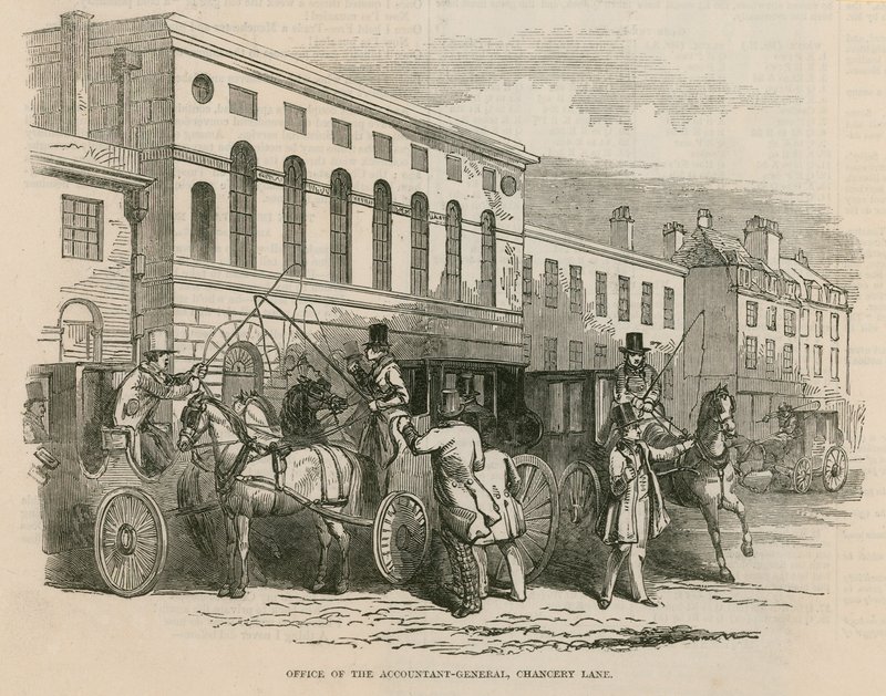 Office of the Accountant General, Chancery Lane, London av English School