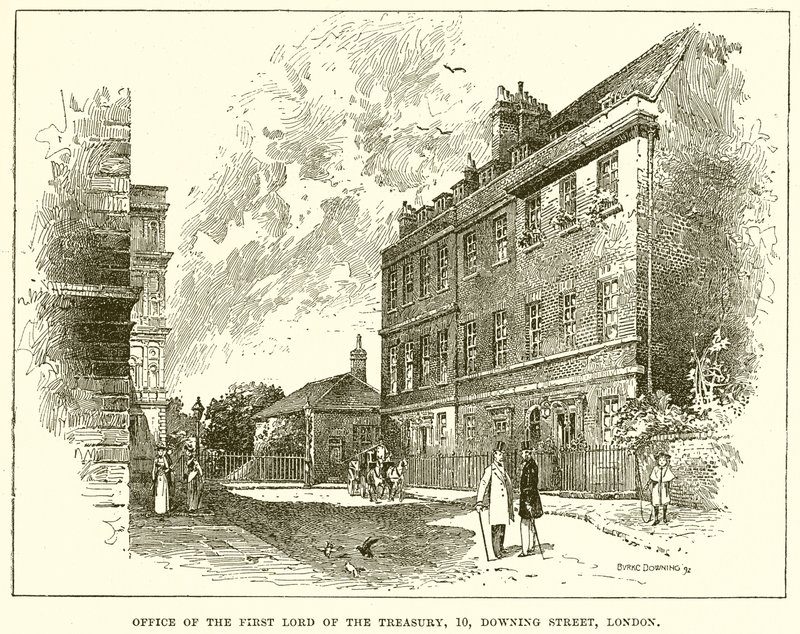 Office of the First Lord of the Treasury, 10, Downing Street, London av English School