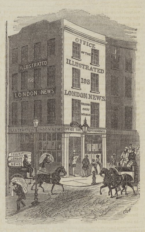 Office of the Illustrated London News (gravyr) av English School